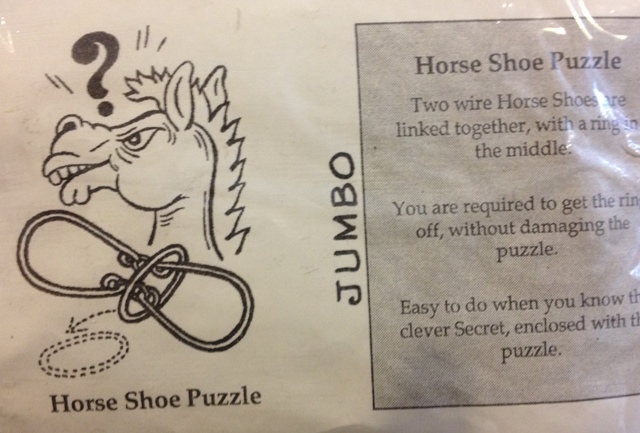 (image for) Horse Shoe Puzzle - Jumbo